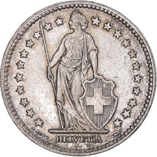 Coin, Switzerland, 2 Francs, 1943, Bern, AU(50-53), Silver, KM:21