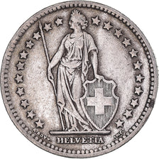 Coin, Switzerland, 2 Francs, 1946, Bern, EF(40-45), Silver, KM:21