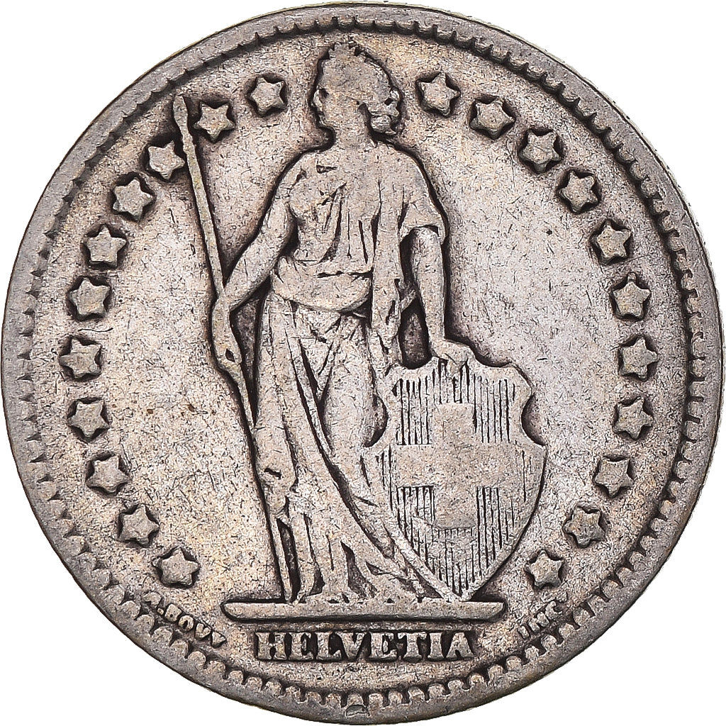 Munten, Zwitserland, Franc, 1912, Bern, FR, Zilver, KM:24