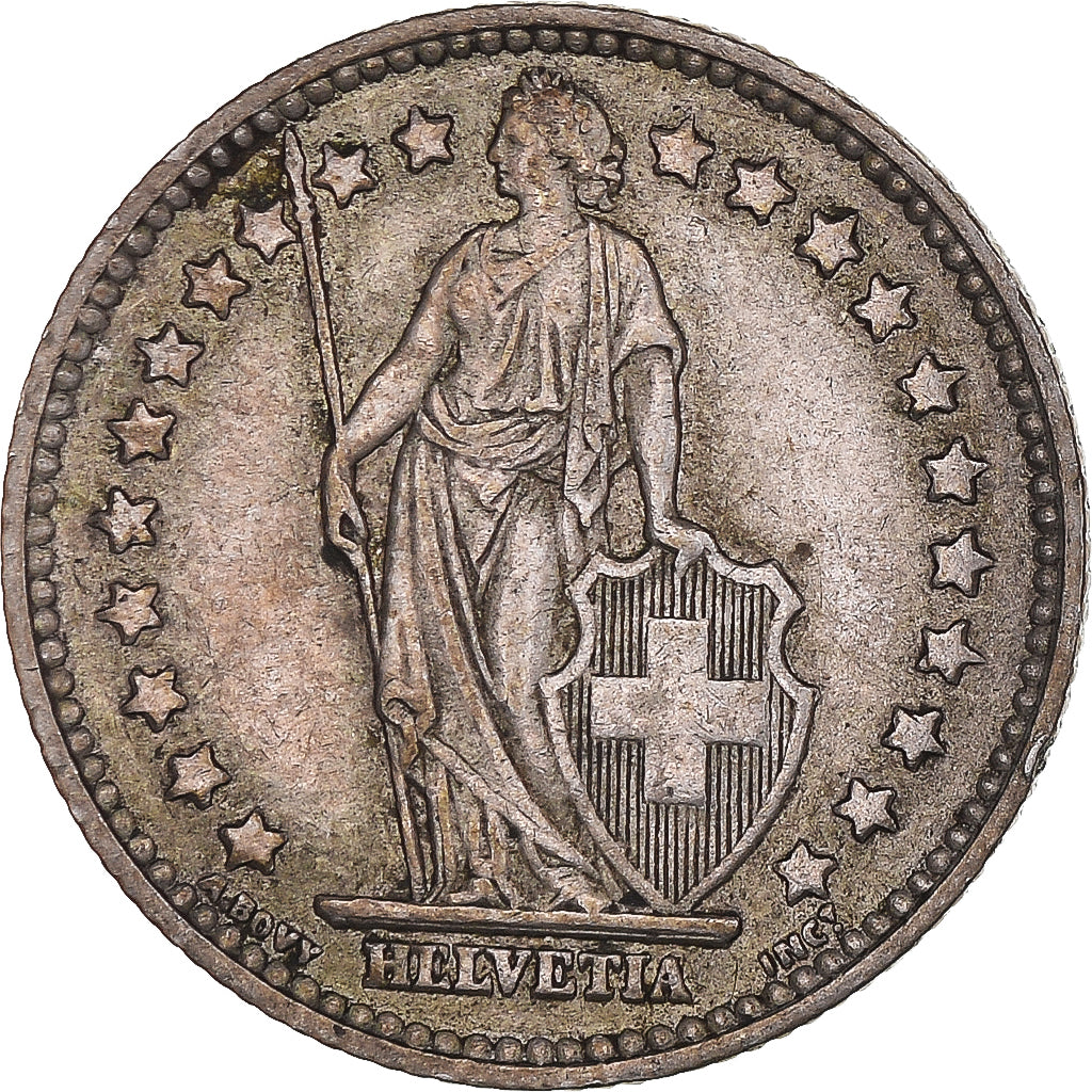 Coin, Switzerland, Franc, 1956, Bern, EF(40-45), Silver, KM:24