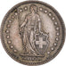 Coin, Switzerland, Franc, 1956, Bern, EF(40-45), Silver, KM:24