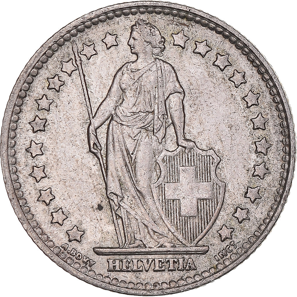 Coin, Switzerland, Franc, 1959, EF(40-45), Silver, KM:24