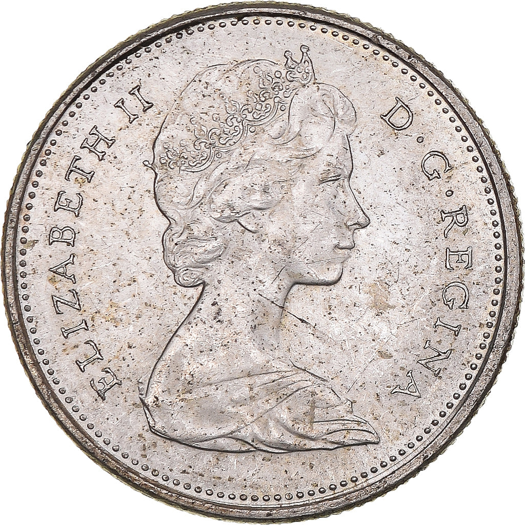 Monnaie, Canada, Elizabeth II, 25 Cents, 1968, Royal Canadian Mint, Ottawa