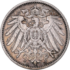 Moneta, GERMANIA - IMPERO, Wilhelm II, Mark, 1906, Muldenhütten, BB+, Argento