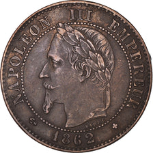 Coin, France, Napoleon III, Napoléon III, 2 Centimes, 1862, Strasbourg