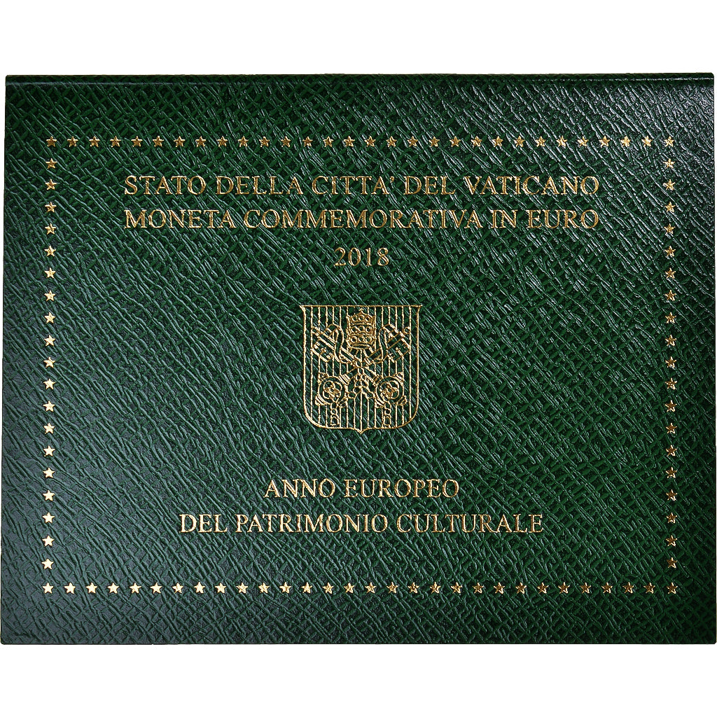 Vaticaan, 2 Euro, année européenne du patrimoine culturel, 2018, Rome, Pape