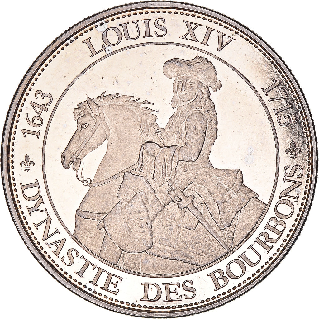 Frankrijk, Medaille, Louis XIV, Dynastie des Bourbons, History, UNC-