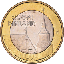 Finland, 5 Euro, Église de St Laurent en Häme, 2013, PR, Bi-Metallic