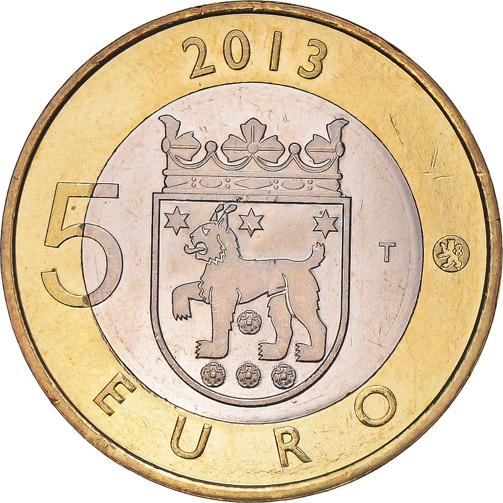 Finland, 5 Euro, Église de St Laurent en Häme, 2013, PR, Bi-Metallic
