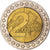 Zwitserland, Fantasy euro patterns, 2 Euro, 2003, Proof, UNC-, Bi-Metallic