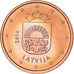 Lettonia, Euro Cent, 2014, Stuttgart, SPL+, Acciaio placcato rame, KM:150