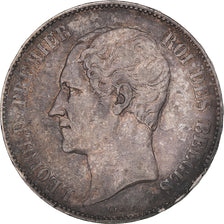 Coin, Belgium, Leopold I, 5 Francs, 5 Frank, 1849, Brussels, VF(30-35), Silver