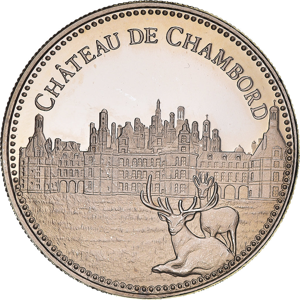 France, Medal, Château de Chambord, Arts & Culture, MS(65-70), Copper-nickel