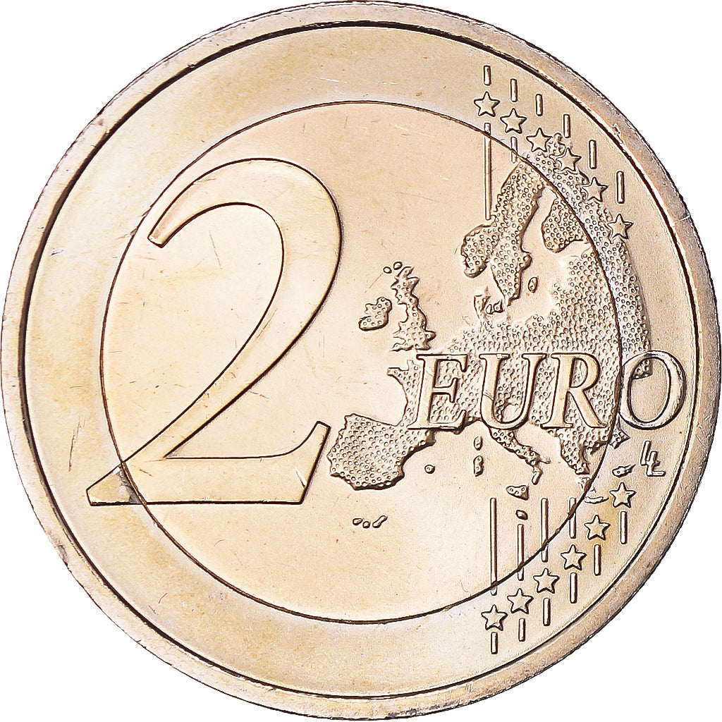Oostenrijk, 2 Euro, Traité de Rome 50 ans, 2007, Vienna, UNC-, Bi-Metallic