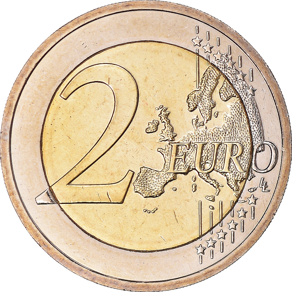 Słowacja, 2 Euro, EMU, 2009, Kremnica, MS(64), Bimetaliczny, KM:103
