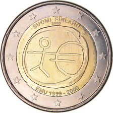 Finland, 2 Euro, EMU 10th Anniversary, 2009, Vantaa, MS(63), Bi-Metallic, KM:144