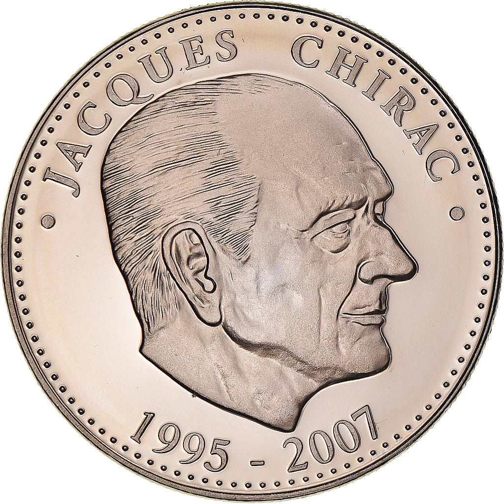 Frankreich, Medaille, Les Présidents de la République, Jacques Chirac