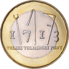 Eslovenia, 3 Euro, Révolte paysanne de Tolmin, 2013, EBC, Bimetálico, KM:108