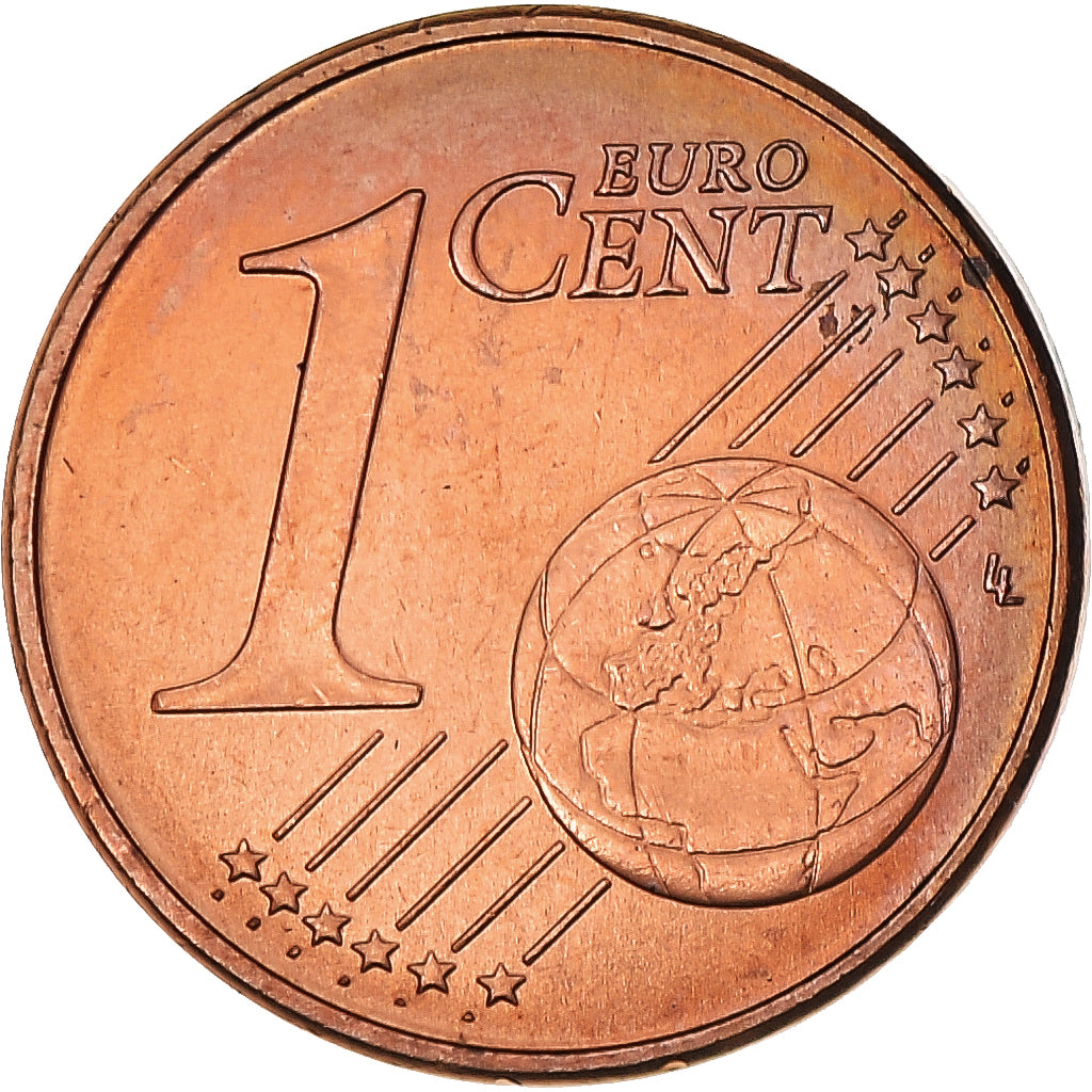 Słowacja, Euro Cent, 2009, Kremnica, MS(64), Miedź platerowana stalą, KM:95