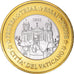 CIDADE DO VATICANO, Euro, 2011, Fantasy coinage, MS(63), Bimetálico