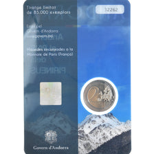 Andorre, 2 Euro, Pyrénées, 2017, Monnaie de Paris, BU, FDC, Bimétallique
