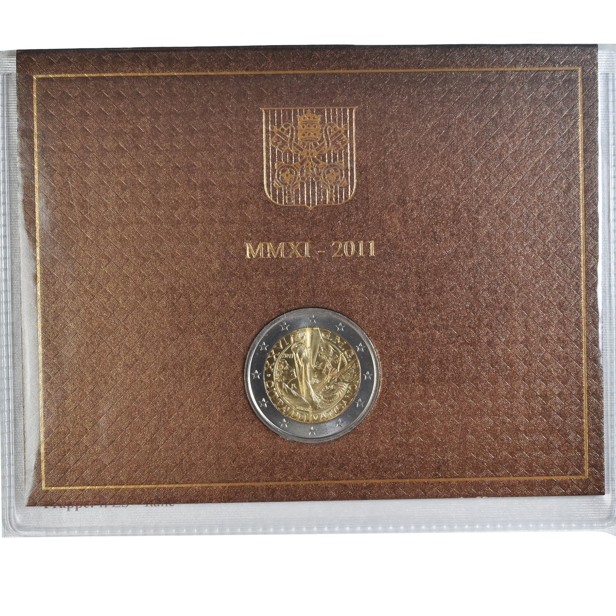 Vaticano, 2 Euro, 2011, Rome, 26ème journée mondiale de la jeunesse, FDC, Sin