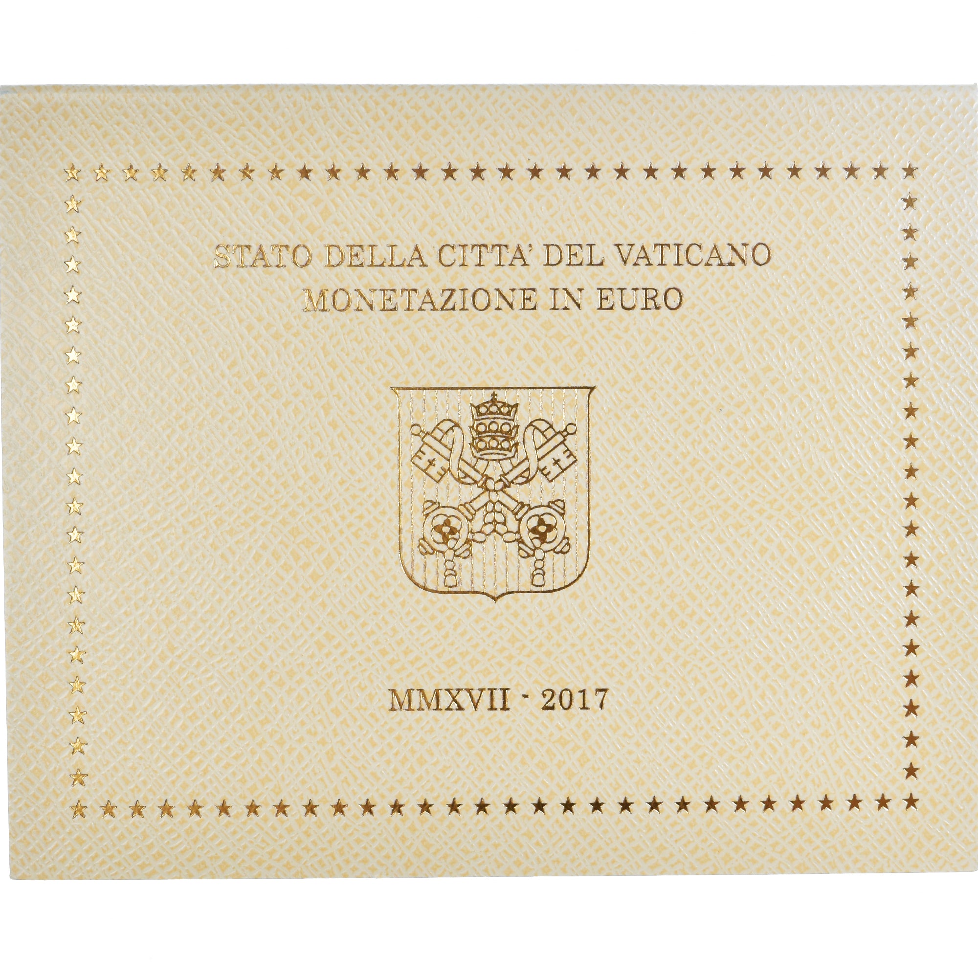 CIUDAD DEL VATICANO, Pope Francis I, Set 1 ct. - 2 Euro, BU, 2017, Rome, Sin