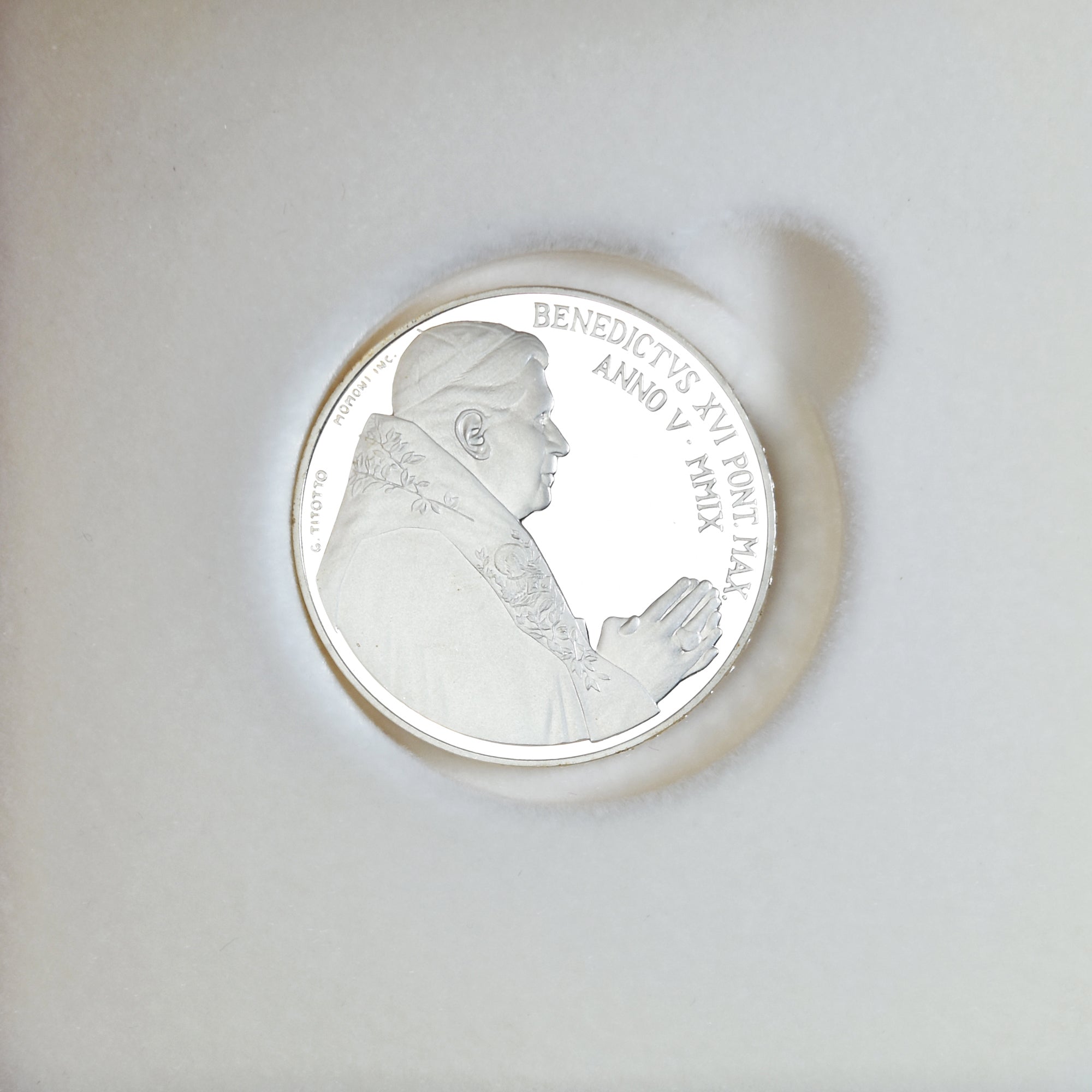 VATICAN CITY, 5 Euro, World day of Peace, 2009, Rome, MS(65-70), Silver, KM:415