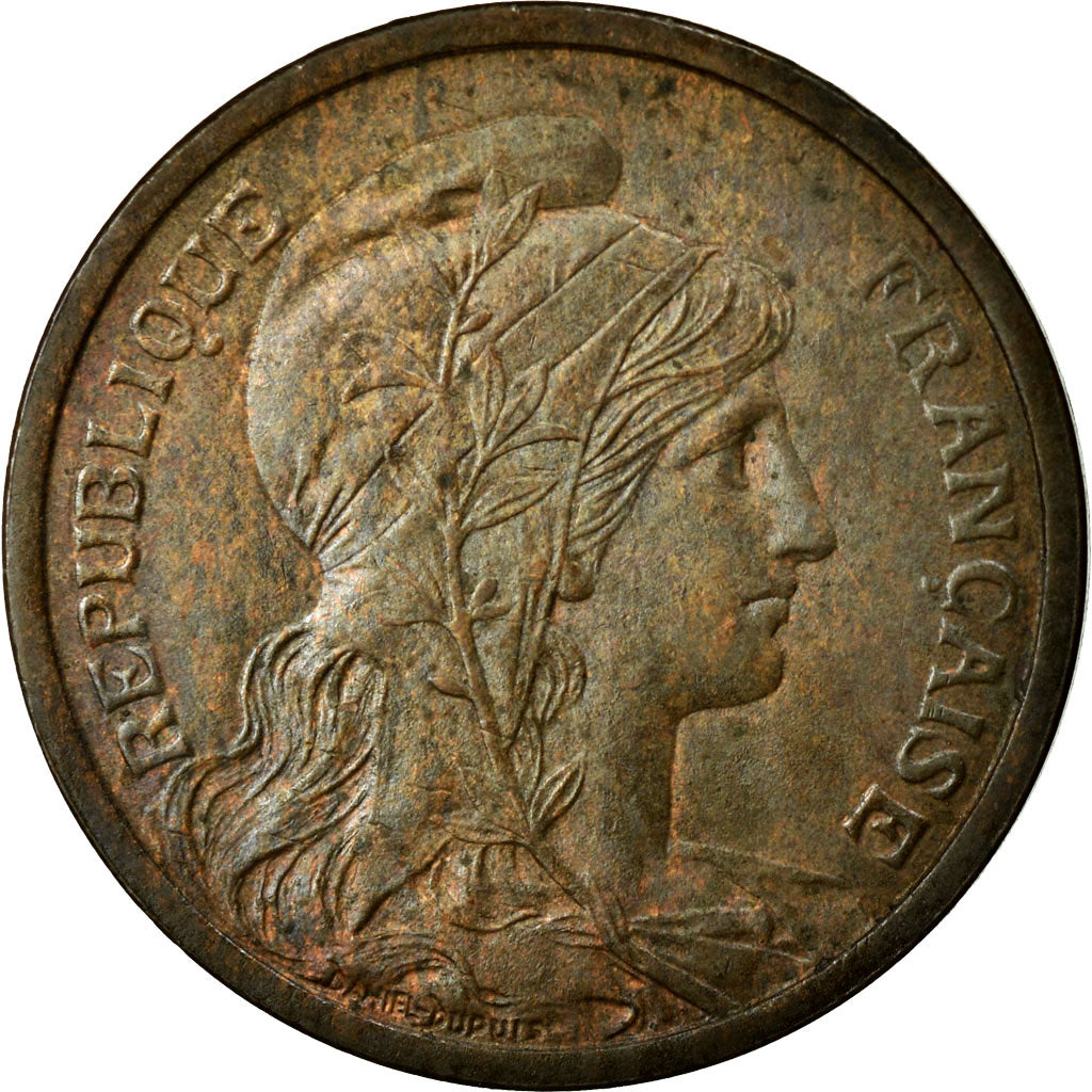 Coin, France, Dupuis, 2 Centimes, 1904, Paris, AU(55-58), Bronze, Gadoury:107