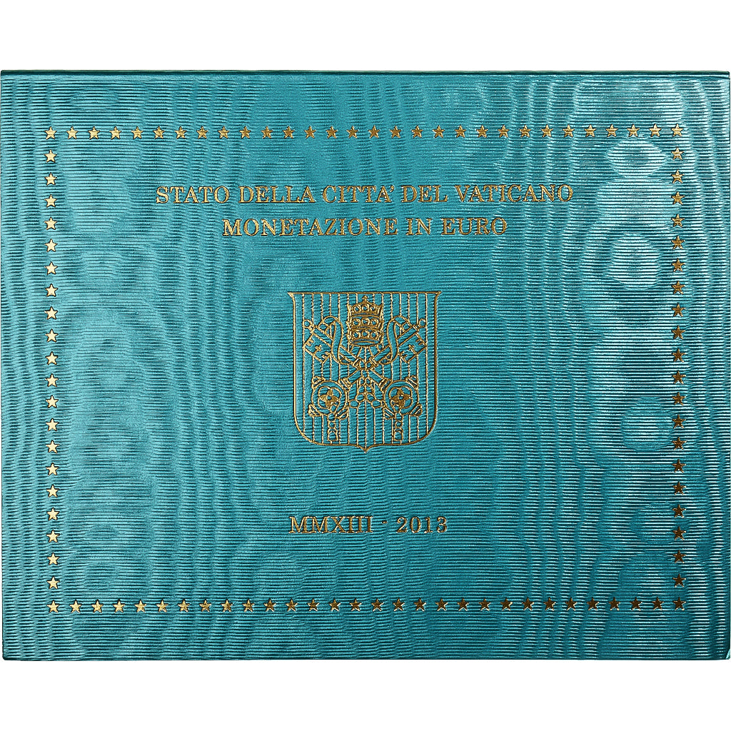 CIUDAD DEL VATICANO, Pope Benedict XVI, Set 1 ct. - 2 Euro, BU, 2013, Rome, Sin