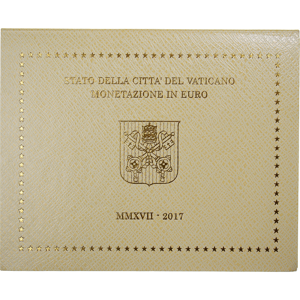 CITTÀ DEL VATICANO, Pope Francis I, Set 1 ct. - 2 Euro, BU, 2017, Rome, N.C.