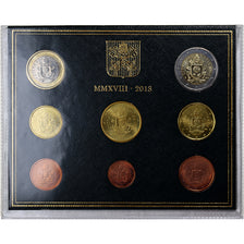 Vatican, Pope Francis I, Set 1 ct. - 2 Euro, 2018, Rome, MS(65-70)