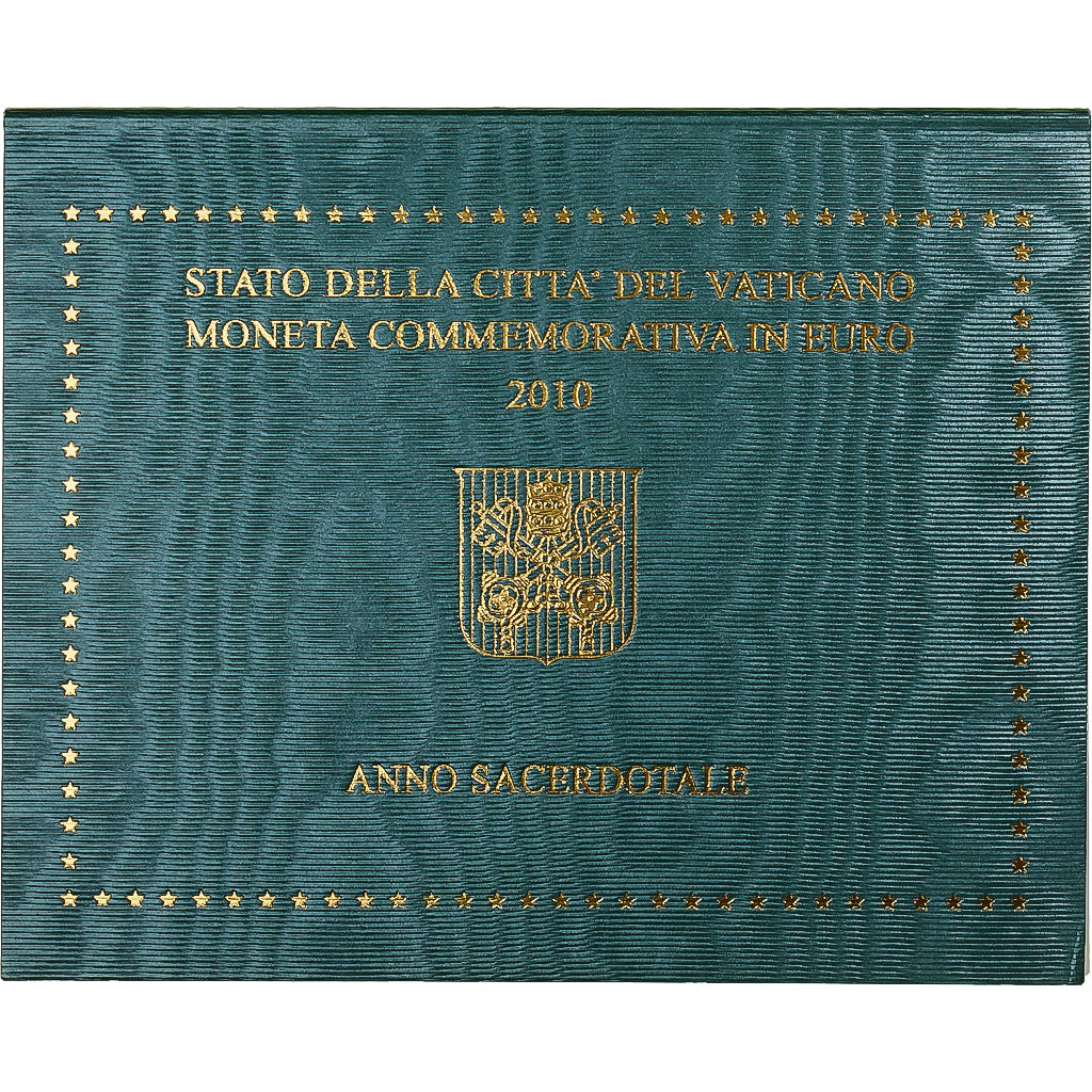 Vatican, 2 Euro, Benoit XVI - année sacerdotale, 2010, Rome, MS(65-70)