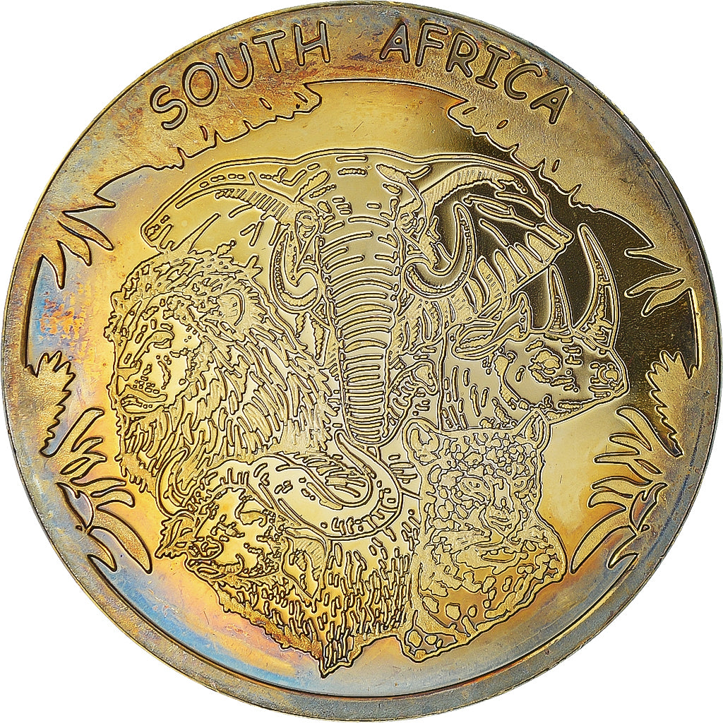 South Africa, Medal, Johannesburg - Gold Reef City, MS(63), Copper Gilt