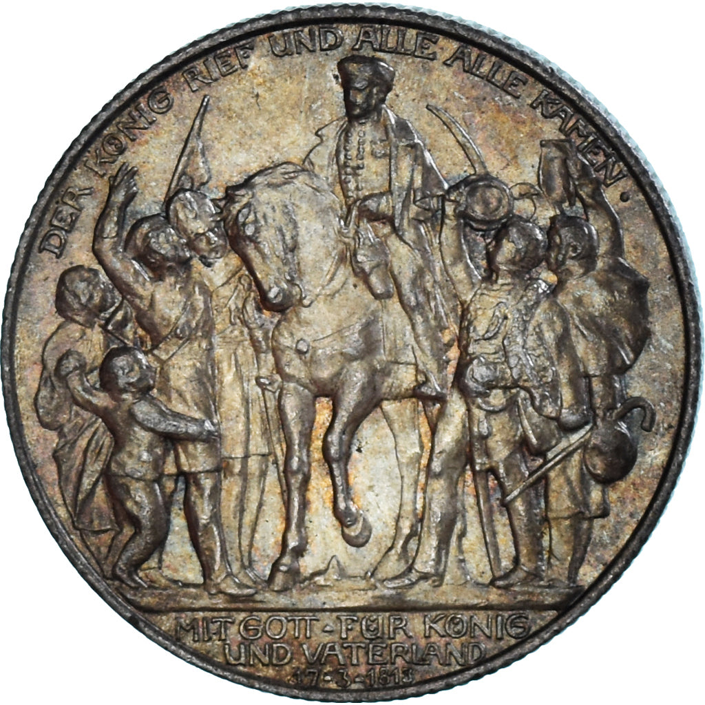 Moneta, Landy niemieckie, PRUSSIA, Wilhelm II, 2 Mark, 1913, Berlin, MS(63)