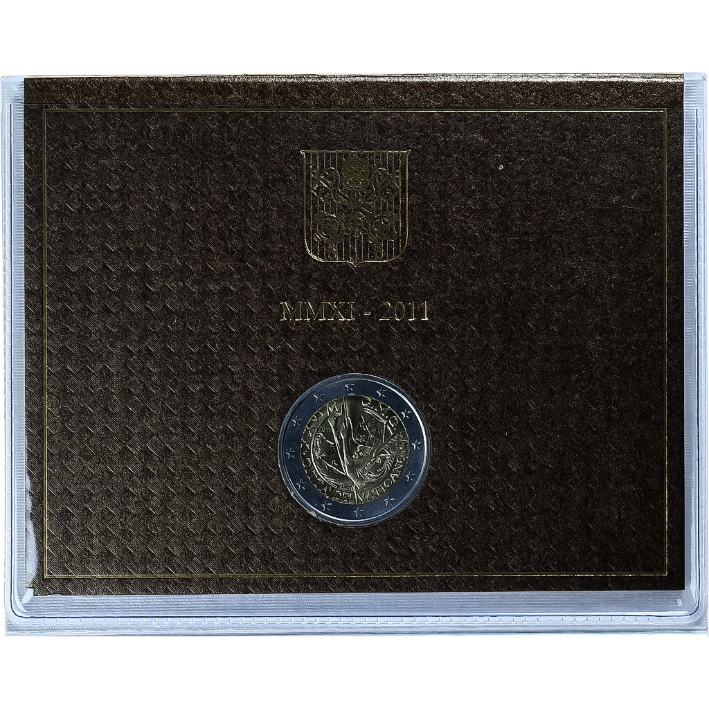 Vatican, 2 Euro, 2011, Rome, 26ème journée mondiale de la jeunesse, MS(65-70)