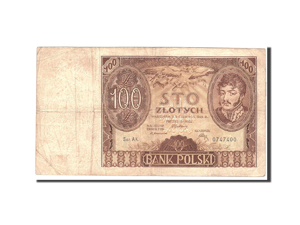 Banknote, Poland, 100 Zlotych, 1932, 1932-06-02, KM:74a, VF(20-25)