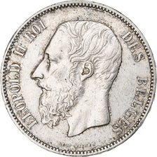Monnaie, Belgique, Leopold II, 5 Francs, 5 Frank, 1873, TTB, Argent, KM:24