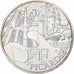 Francia, 10 Euro, 2011, Paris, Picardie, SC, Plata, KM:1747