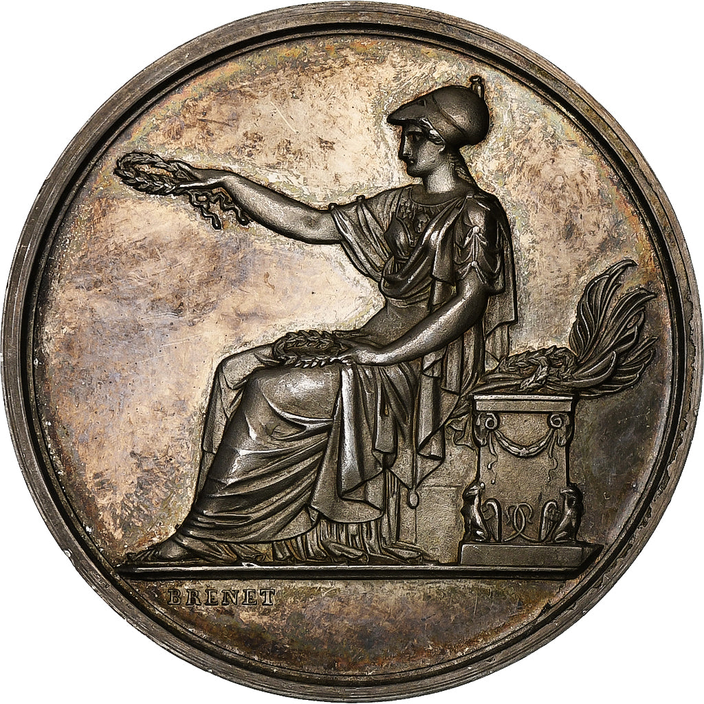 France, Medal, French Third Republic, Brenet, AU(55-58), Silver