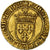 Moneta, Francja, Louis XI, Ecu d'or, Toulouse, AU(50-53), Złoto