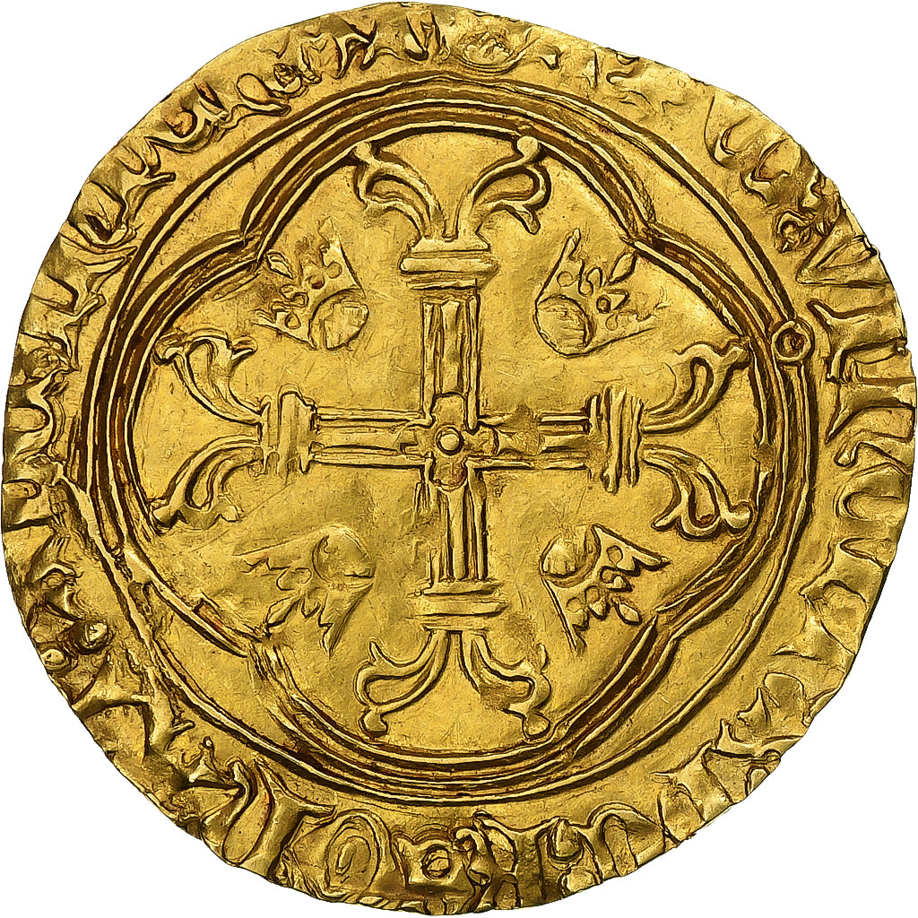 Frankrijk, Louis XI, Écu d'or à la couronne, 1474-1483, Toulouse, Goud, ZF