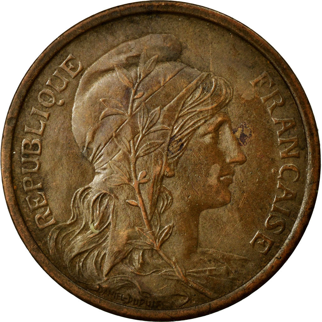 Coin, France, Dupuis, 2 Centimes, 1920, Paris, AU(55-58), Bronze, Gadoury:107