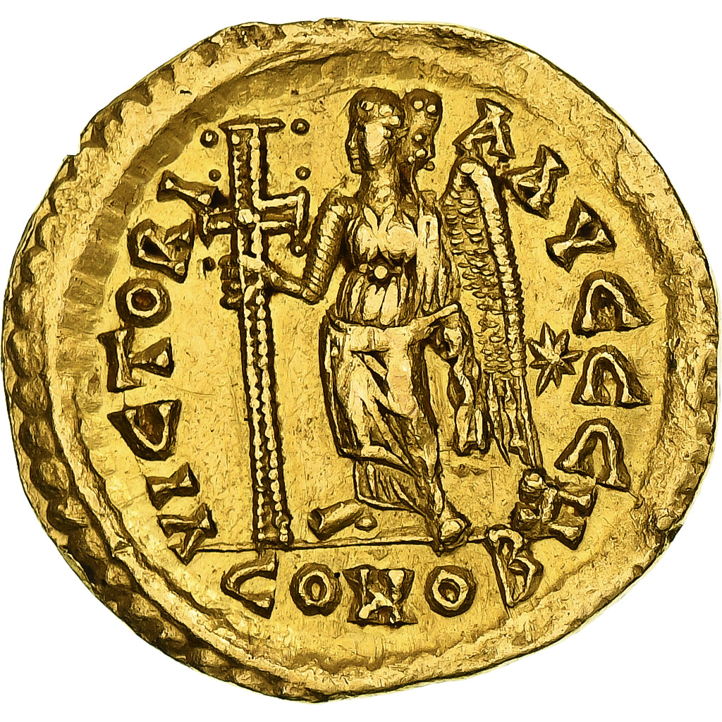 Leo I, Solidus, 462-466, Constantinople, Oro, MBC+, RIC:605
