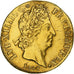 France, Louis XIV, Double louis d'or aux 8 L et aux insignes, 1702, Paris, Gold