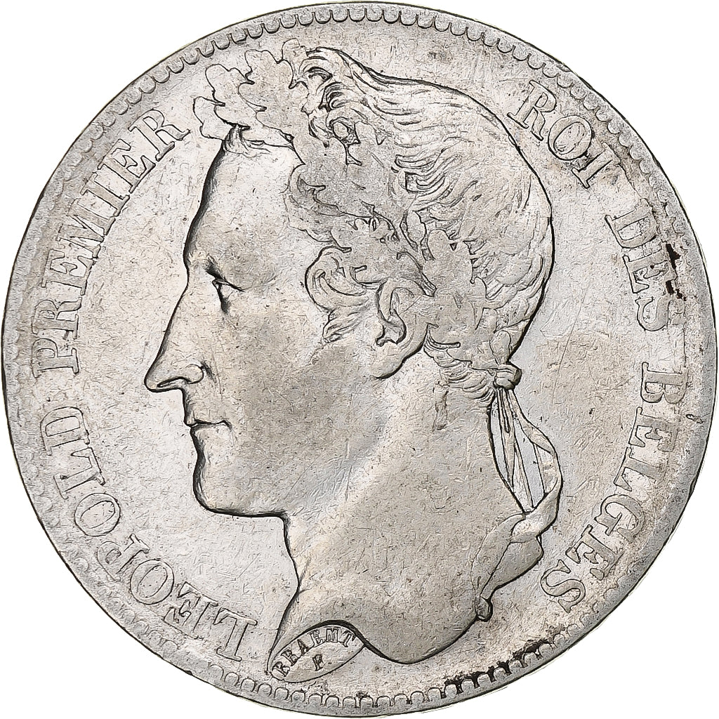 Coin, Belgium, Leopold I, 5 Francs, 5 Frank, 1848, VF(30-35), Silver, KM:3.2