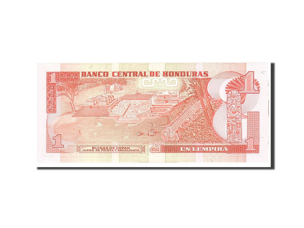 Banknote, Honduras, 1 Lempira, 1984, 1984-10-18, KM:68b, UNC(65-70)