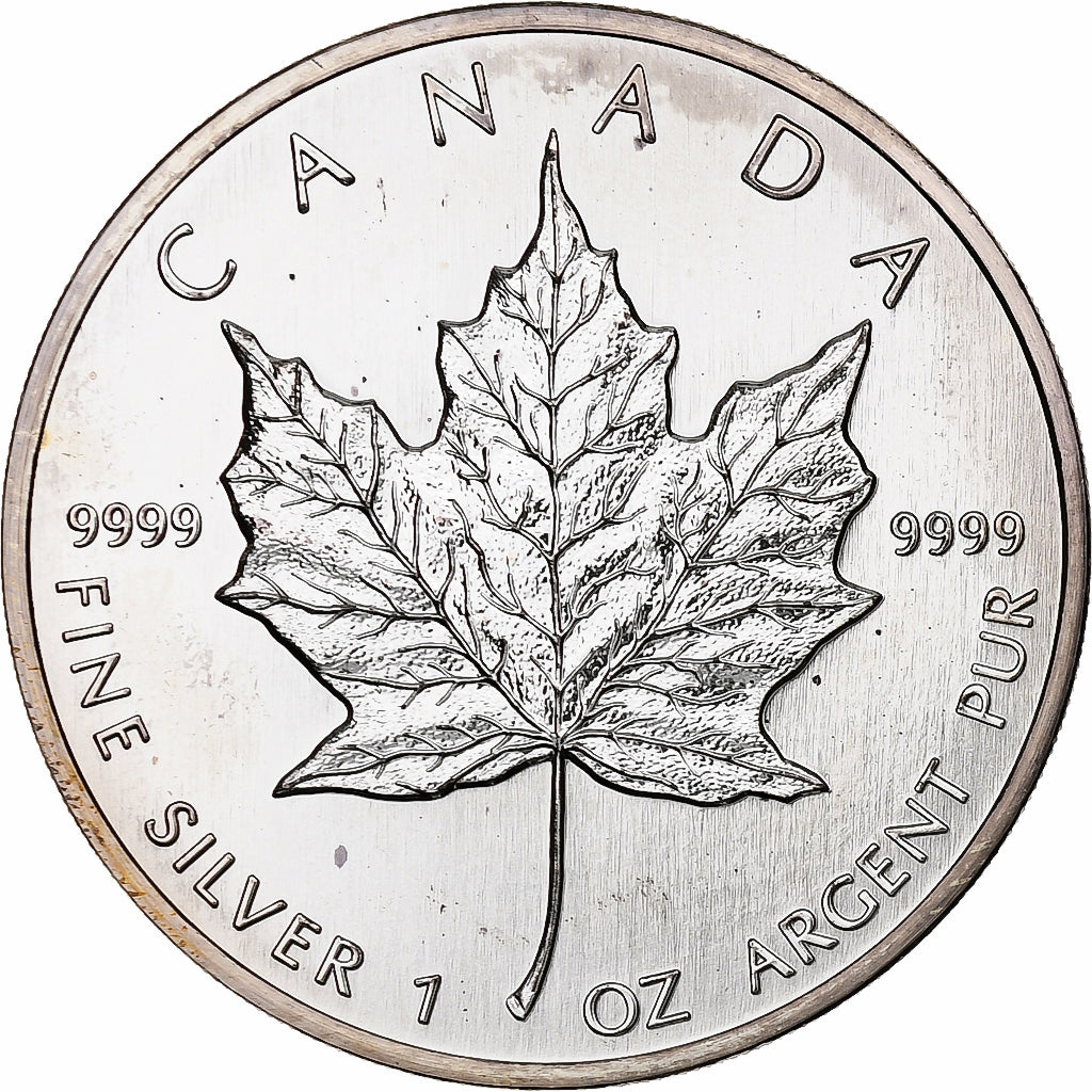 Canada, Elizabeth II, 5 Dollars, 1988, Royal Canadian Mint, Silver, MS(60-62)