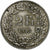 Svizzera, 2 Francs, 1943, Bern, Argento, BB, KM:21