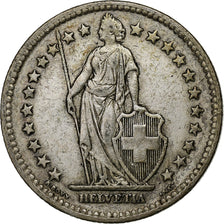 Coin, Switzerland, 2 Francs, 1944, EF(40-45), Silver, KM:21